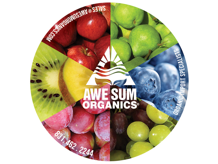 Awe Sum Organics Drink Coaster