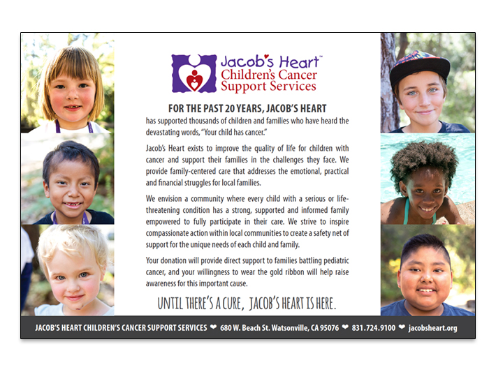 Jacob's Heart September Awareness Materials