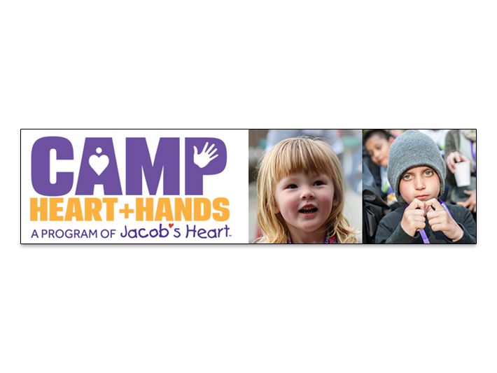 Jacob's Heart Camp Heart Hands Social Media