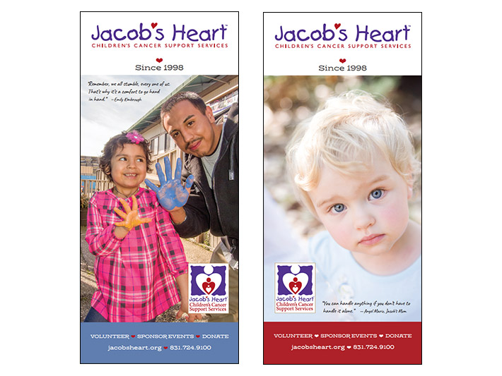 Jacob's Heart Stand Banners