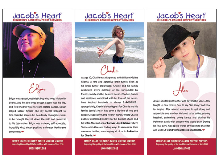 Jacob's Heart Table Banners